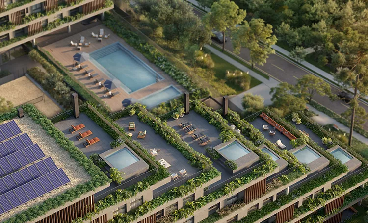 Apartamento com terraço: as sete residências terraço do KAÁ