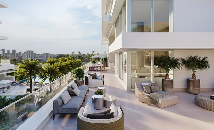 Apartamento garden: os térreos com jardim do ALMÁA, TREVI e JOÁ