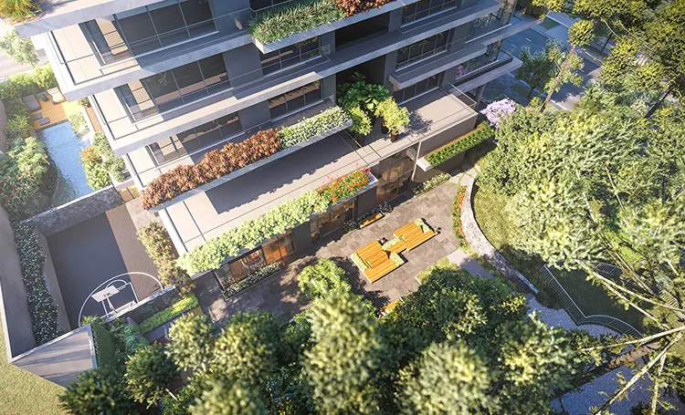 Conforto térmico no apartamento: vidro, piso aquecido e árvore