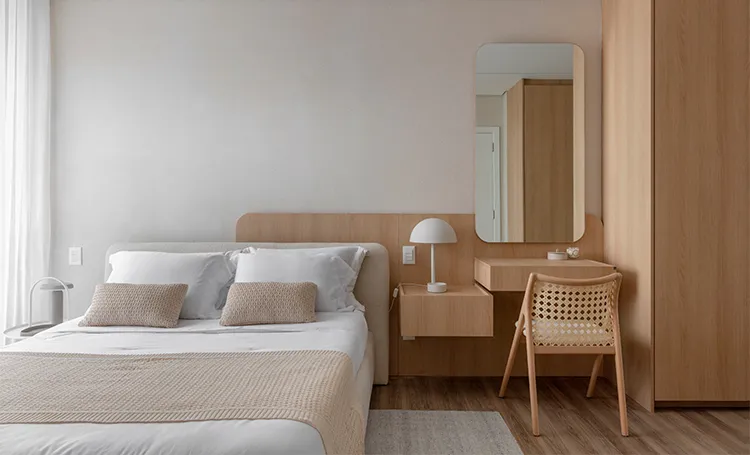 Quarto da unidade decorada do VAZ Batel
