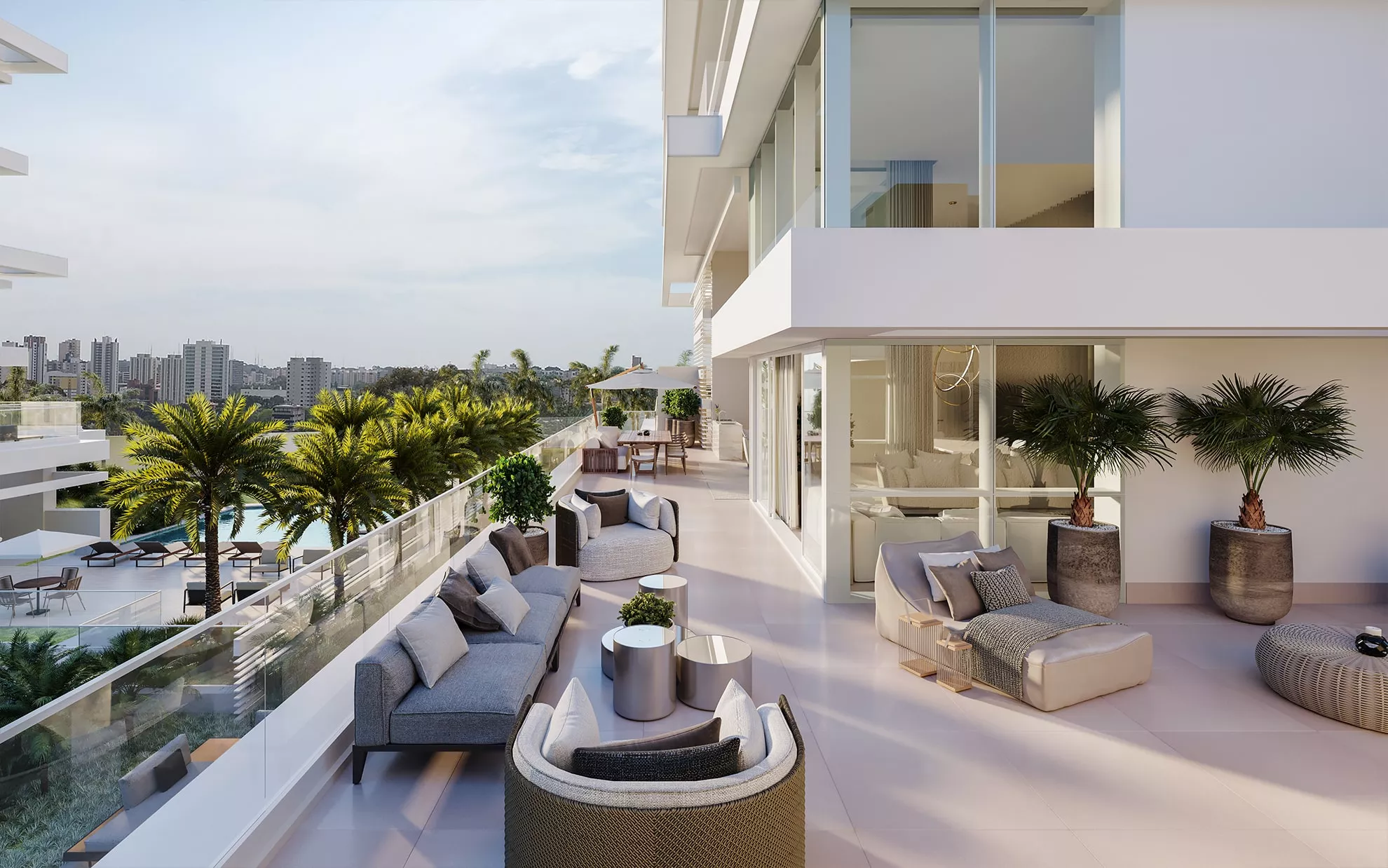 Cobertura de apartamento: terraço, pé-direito e vista na prática