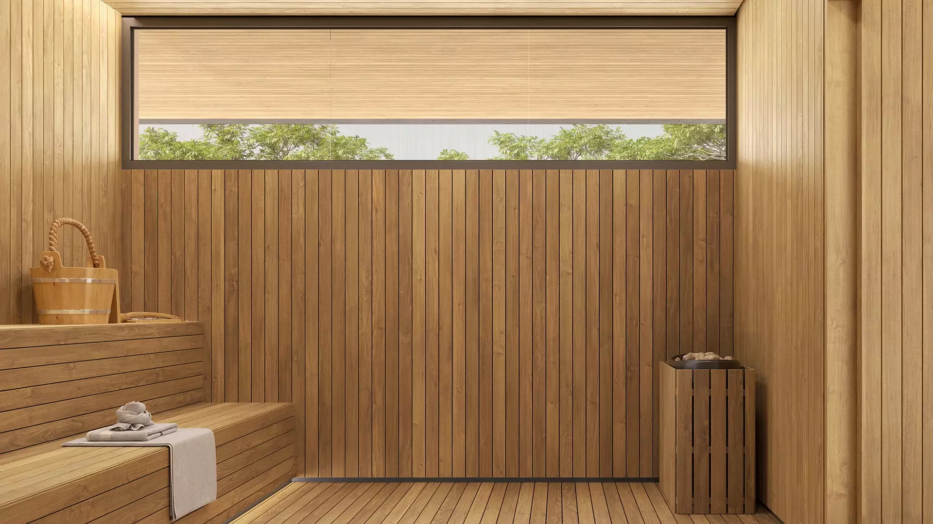 Sauna e massagem