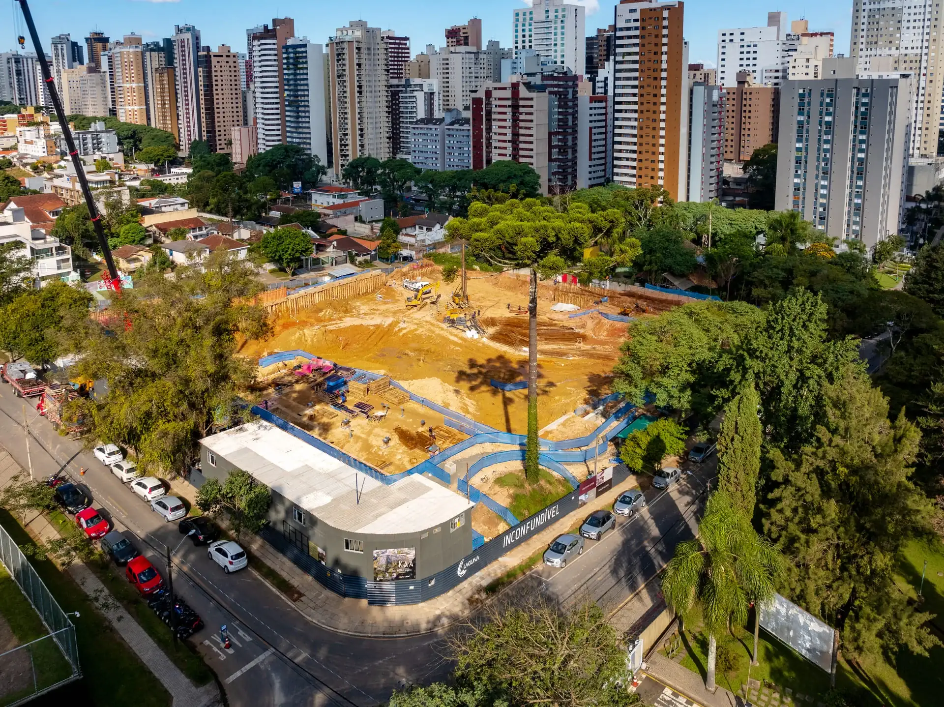 Obra em abril de 2024