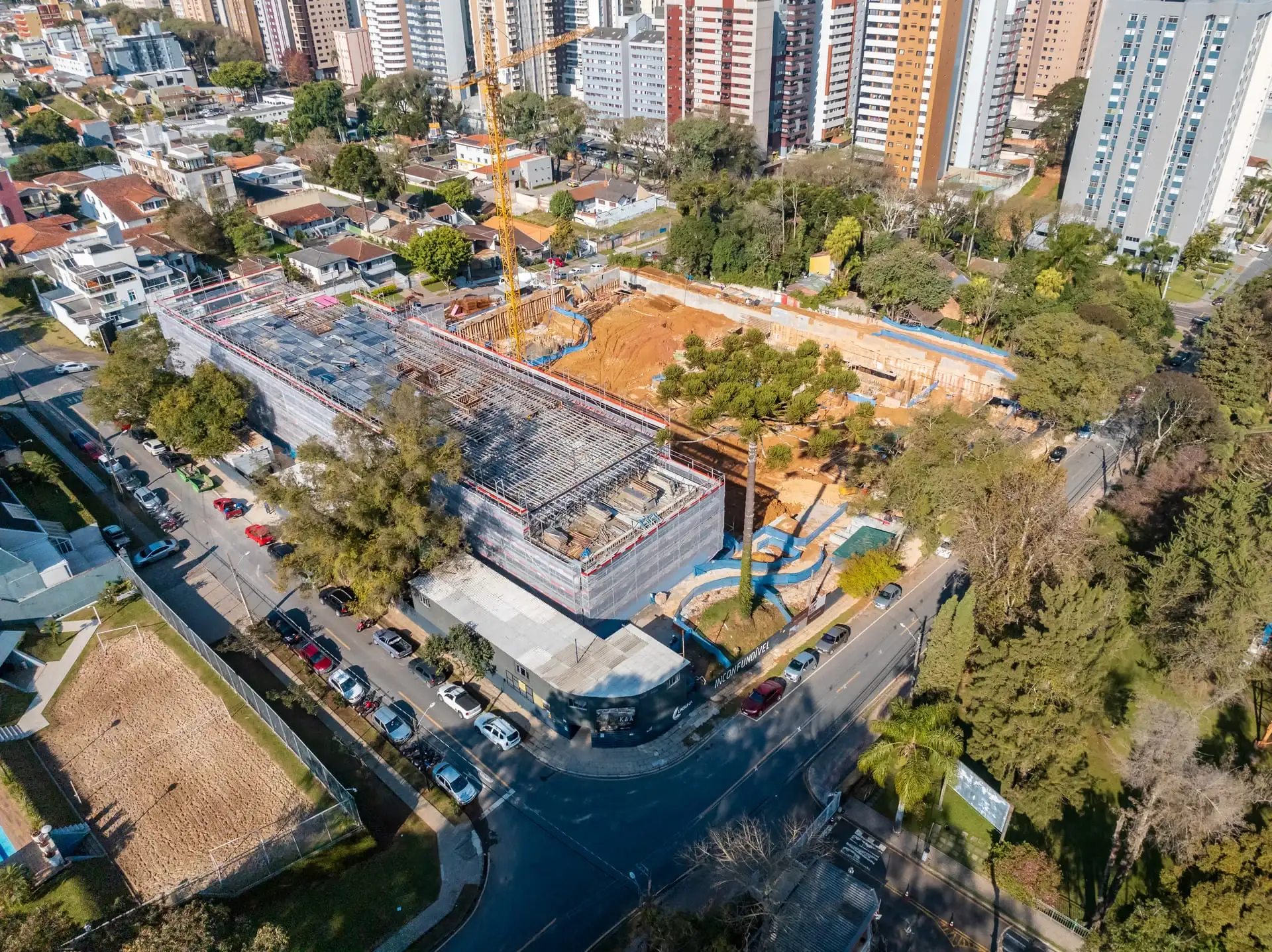 Obra em agosto de 2024