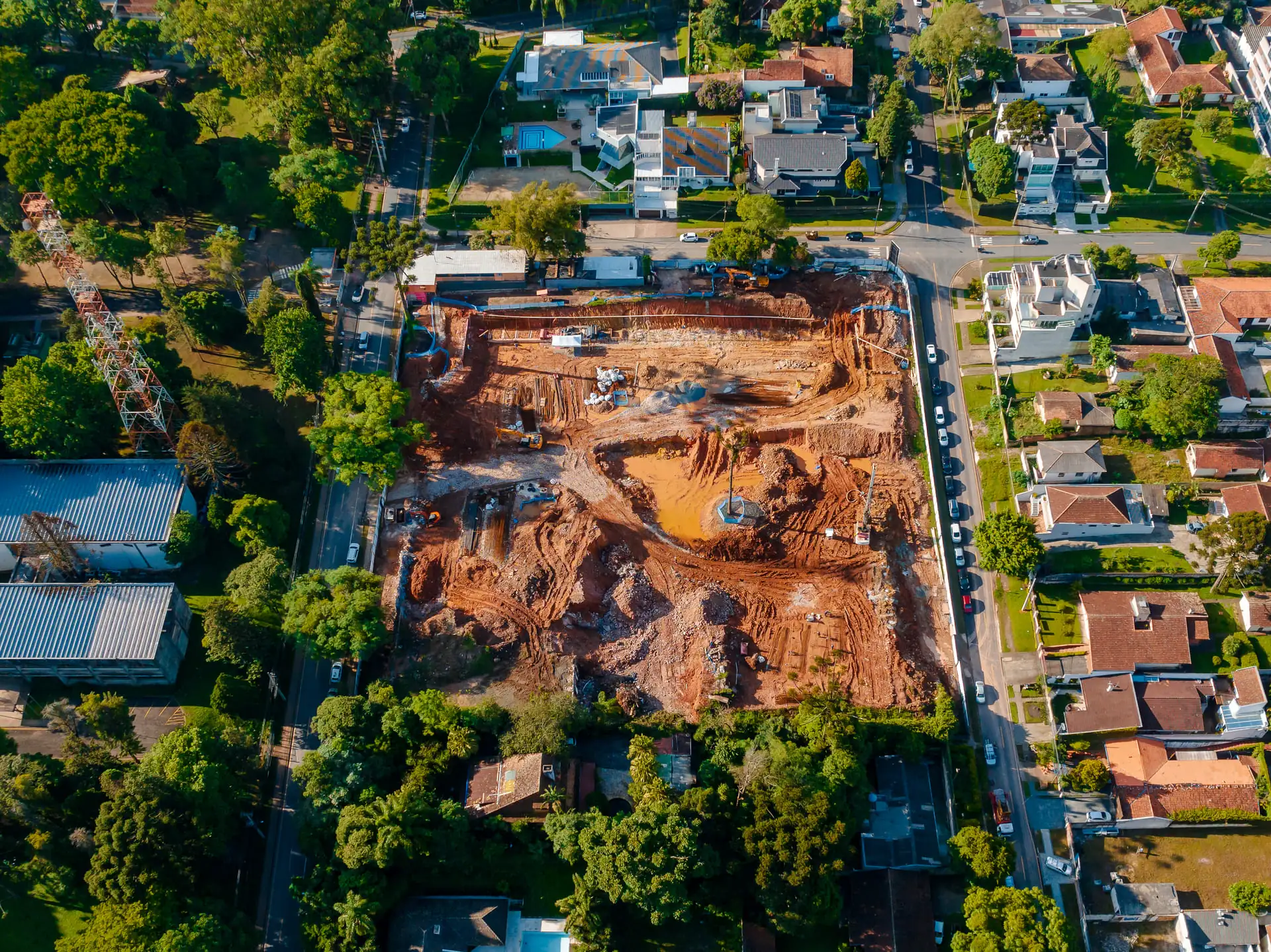 Obra em dezembro de 2023