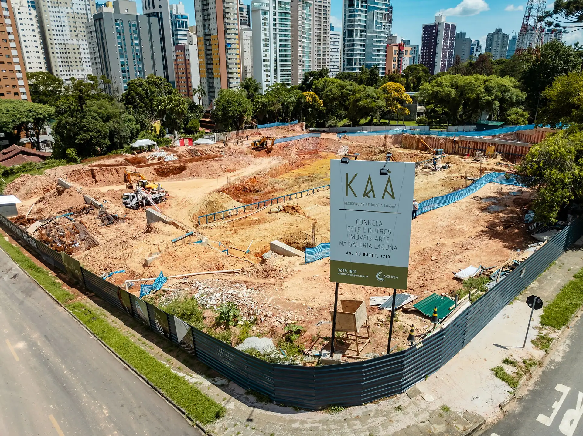 Obra em fevereiro de 2024