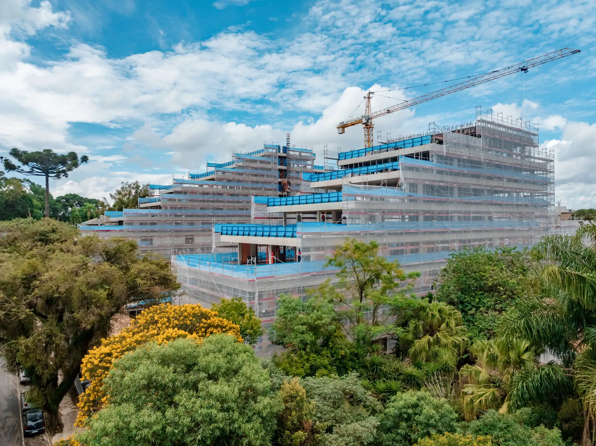 Obra em fevereiro de 2025