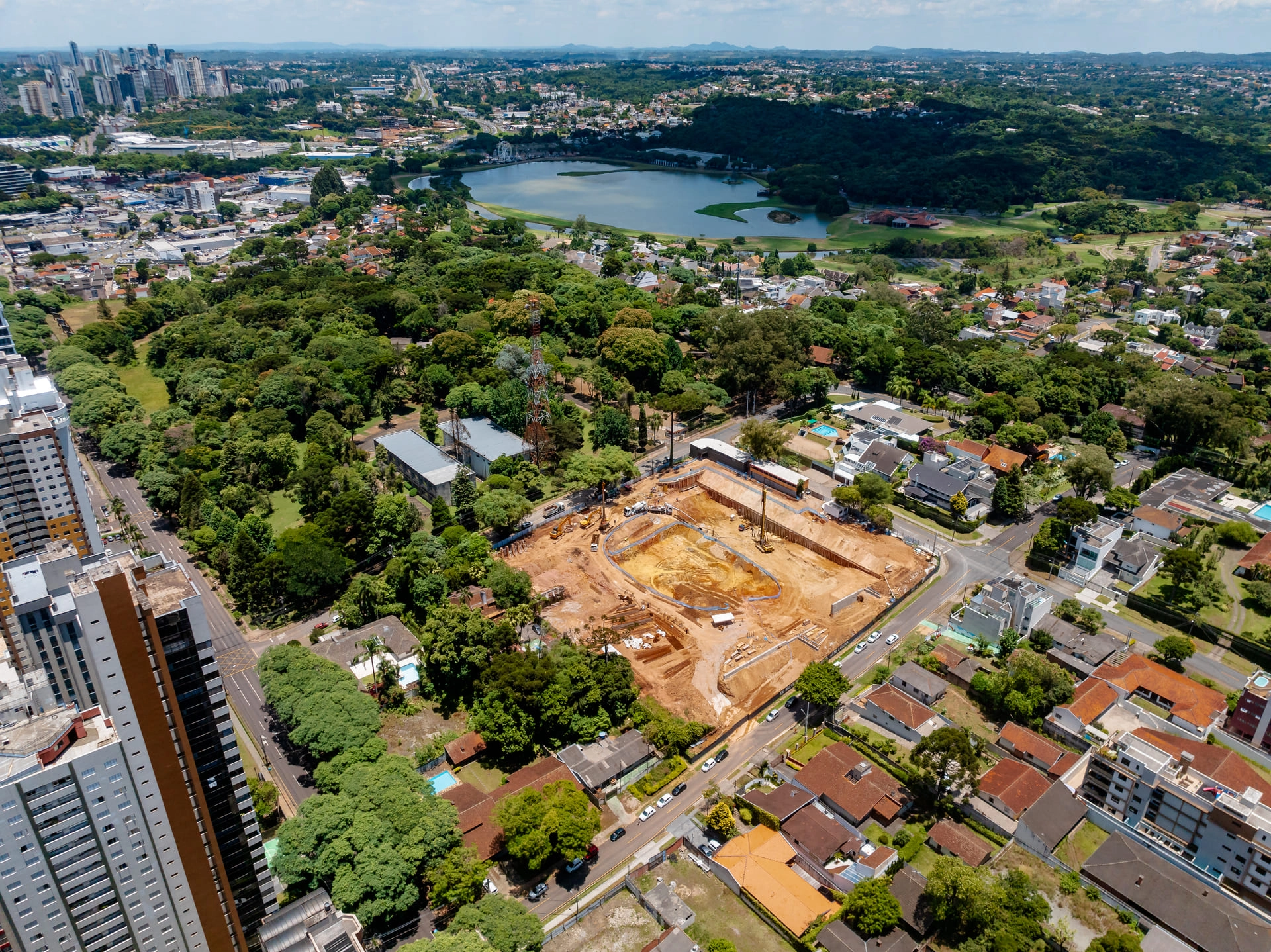 Obra em janeiro de 2024