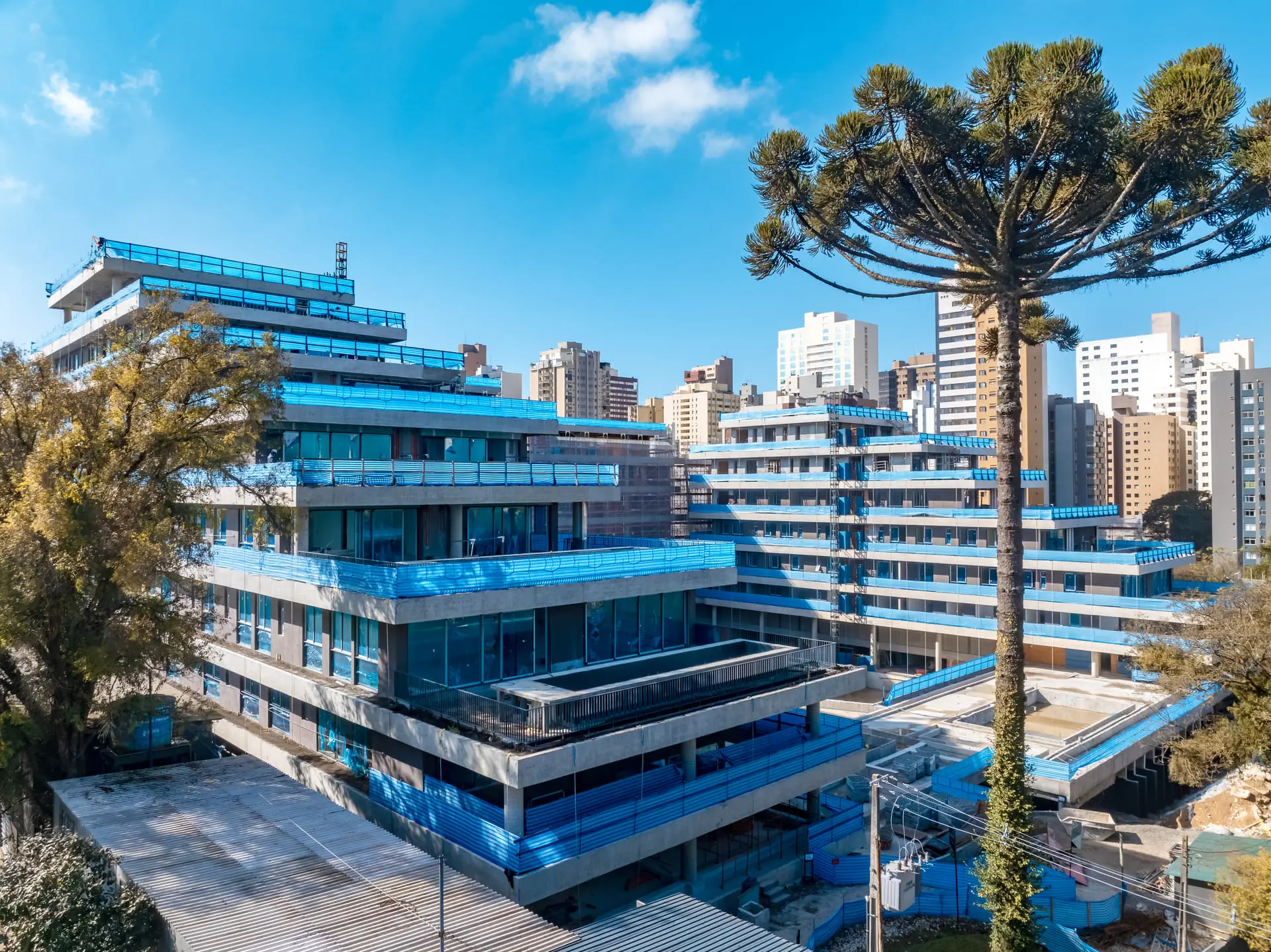 Obra em julho de 2025
