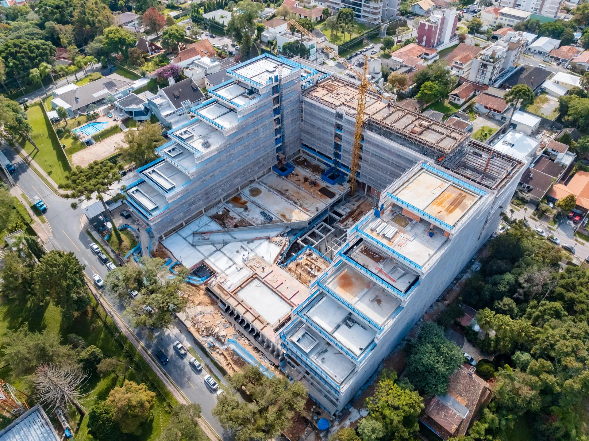 Obra em maio de 2025