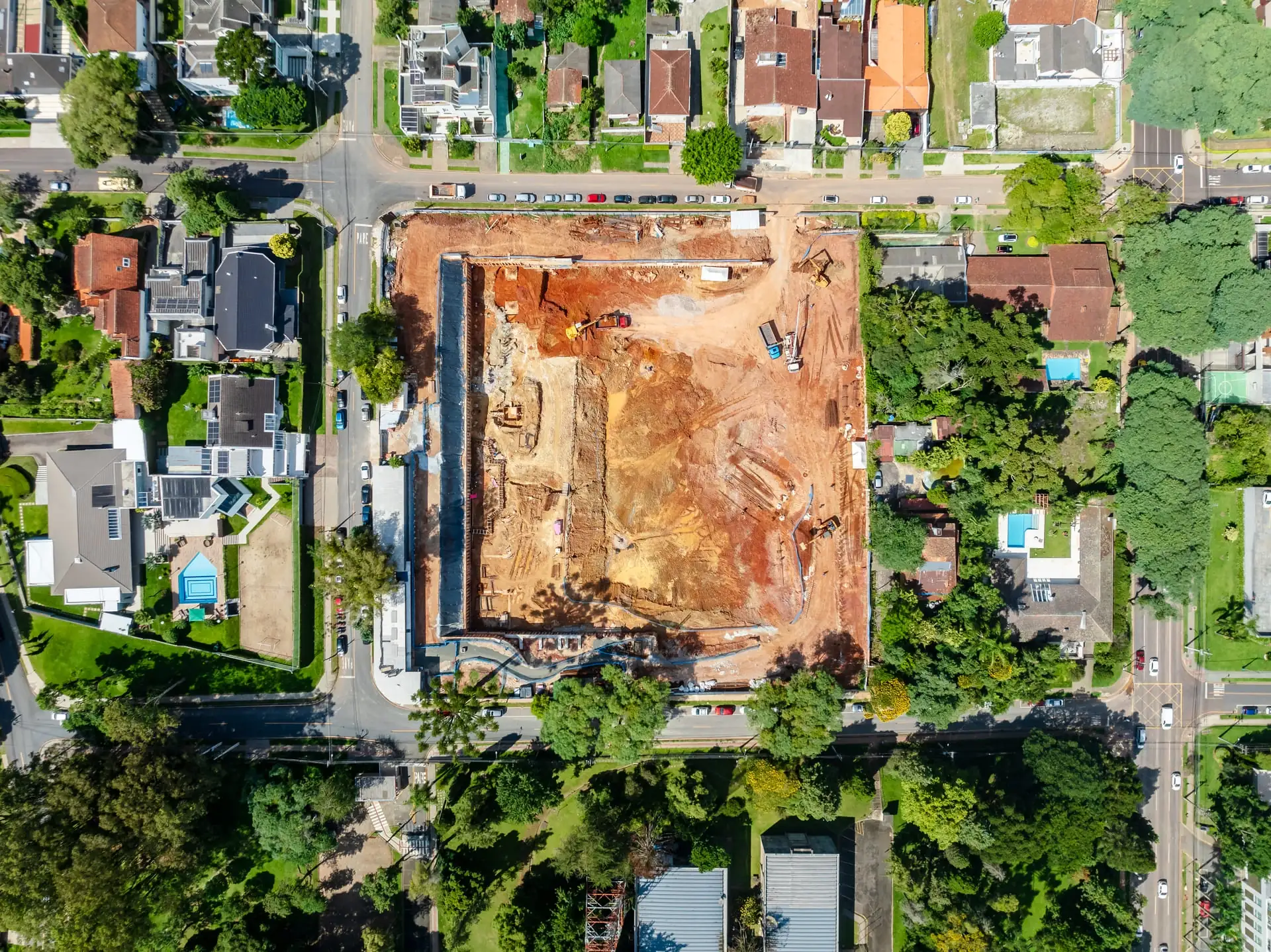 Obra em março de 2024