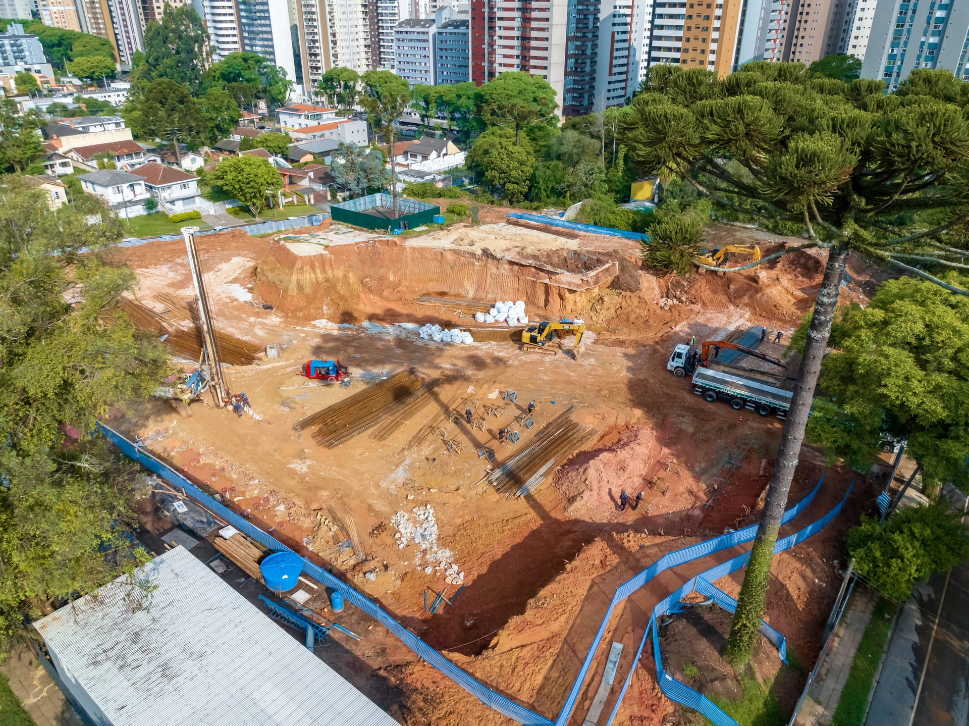Obra em novembro de 2023