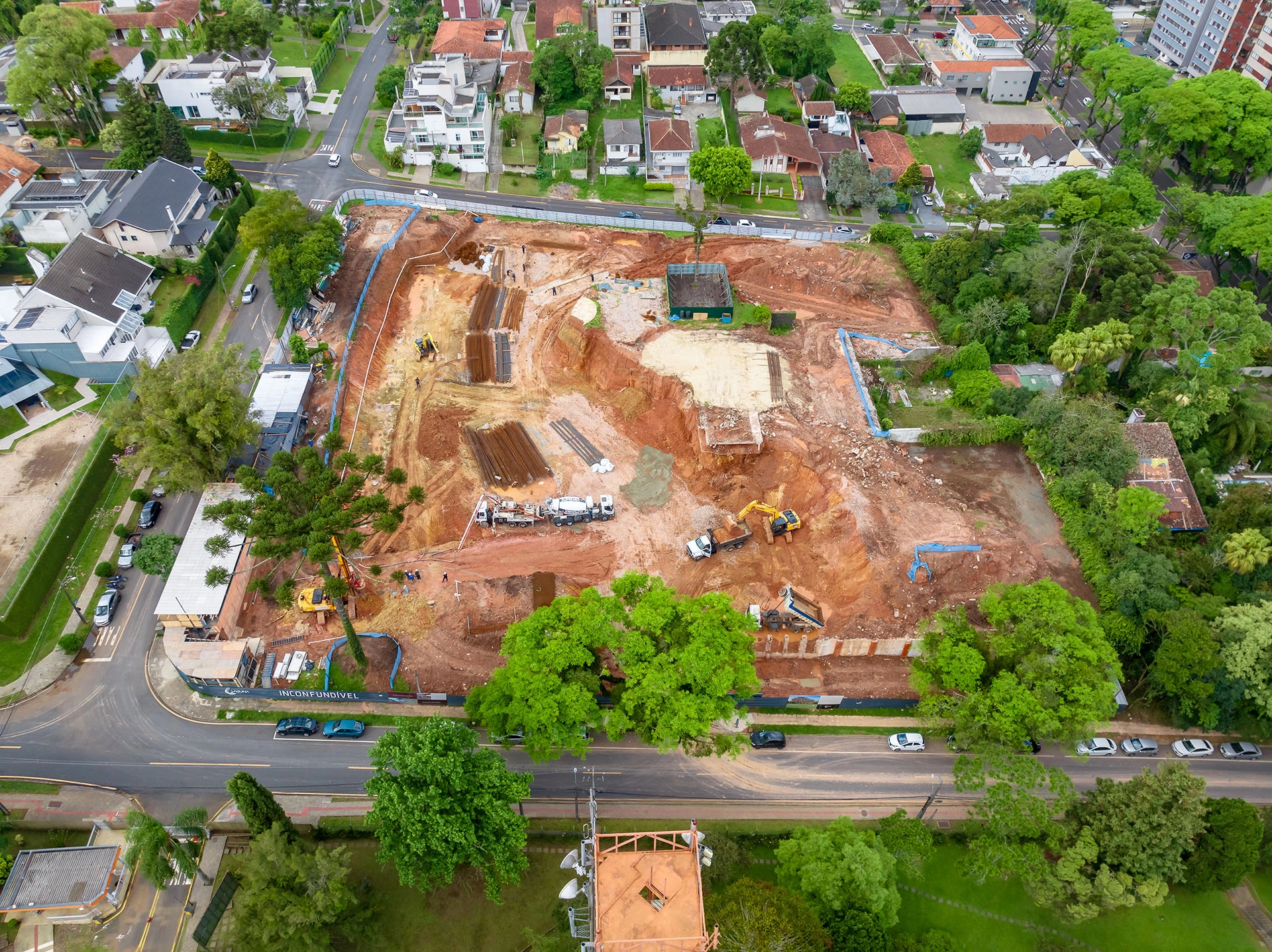 Obra em outubro de 2023