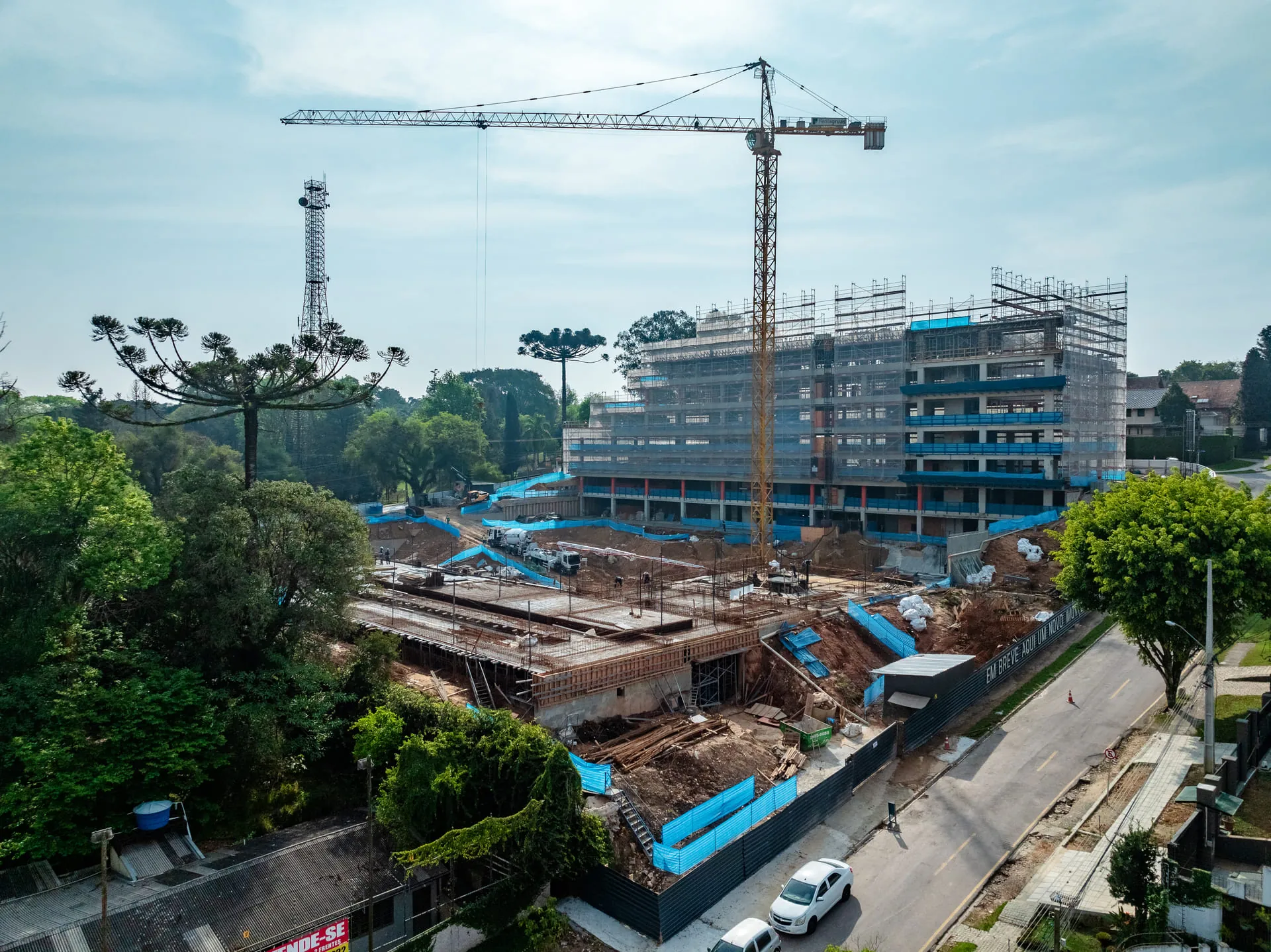 Obra em outubro de 2024