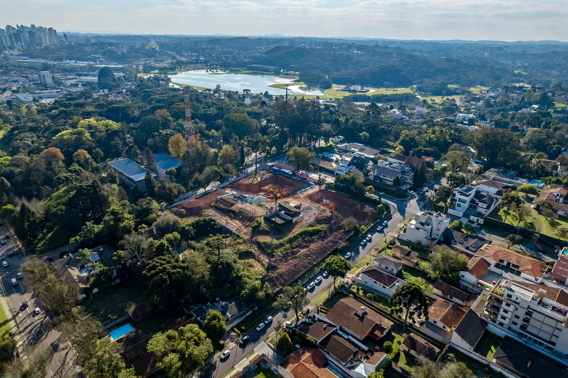 Obra em setembro de 2023