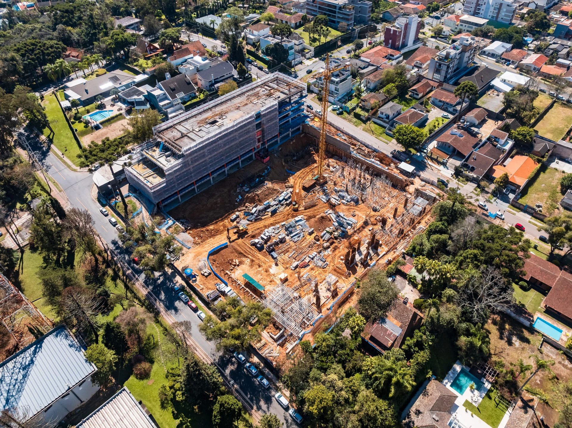 Obra em setembro de 2024